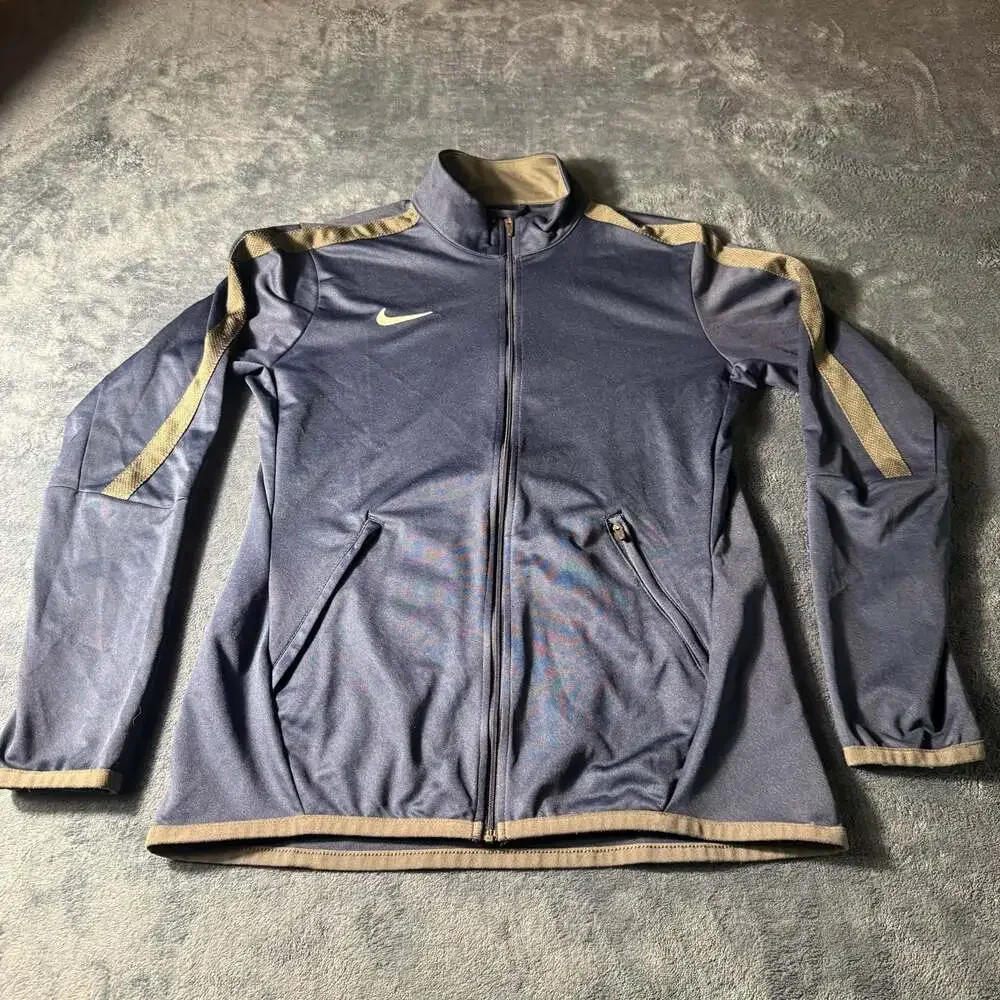 Nike Epic Full Zip Training Track Jacket Blue Size M
